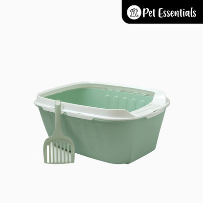 Cat Litter Tray With Scooper ( ZR 198-3 )
