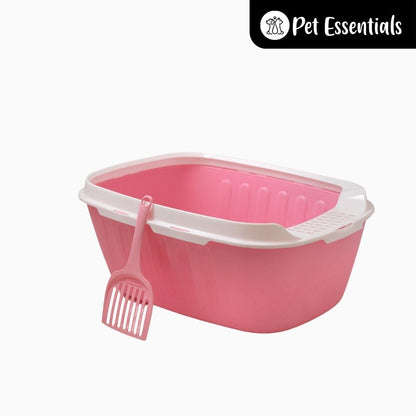Cat Litter Tray With Scooper ( ZR 198-3 )