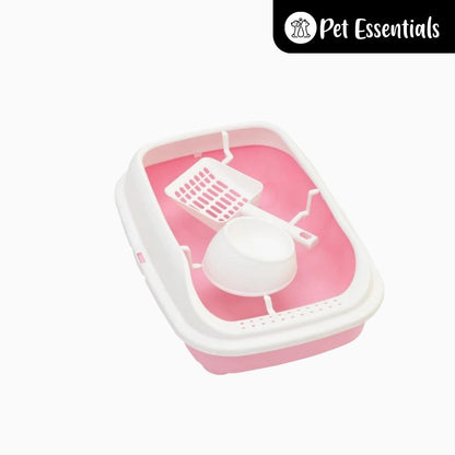 Cat Litter Tray With Scooper & Bowl ( ZR 198-2 )