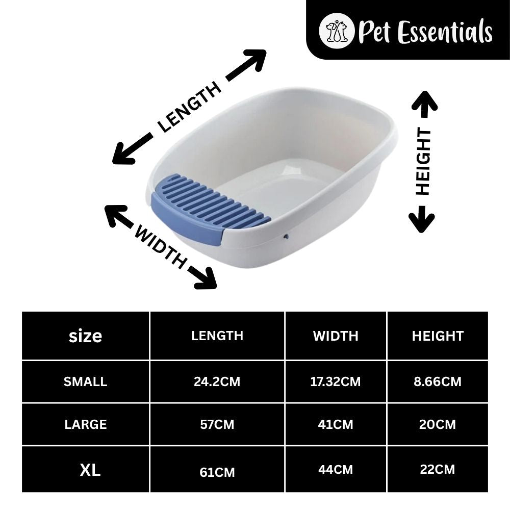 Cat Litter Tray With Scooper ( ZR 378-19 )