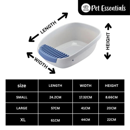 Cat Litter Tray With Scooper ( ZR 378-19 )