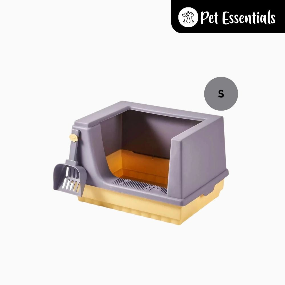 Cat Litter Tray High Sided With Scooper ( CW331 )