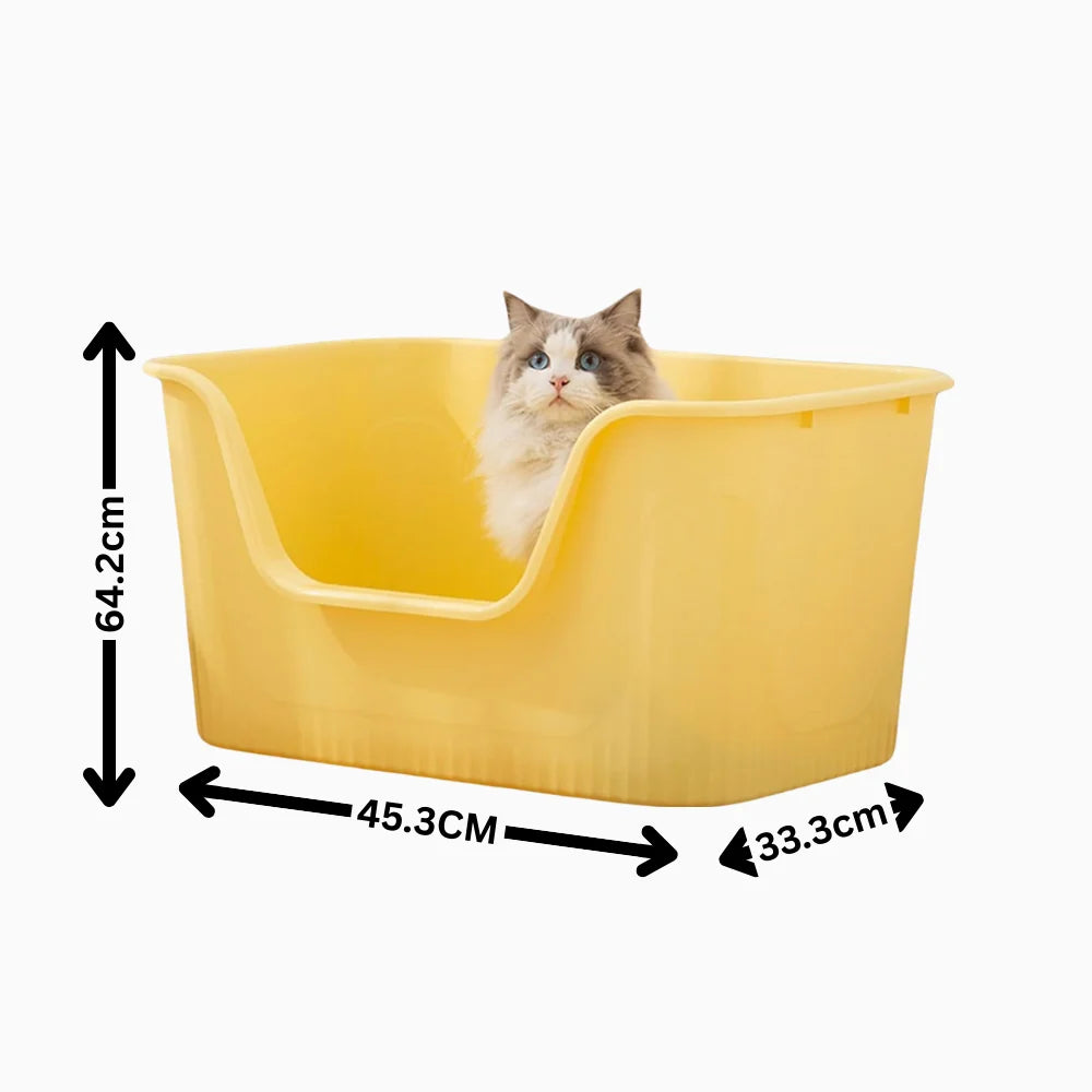 Large Cat Litter Tray High Sided  (ZR378-21)