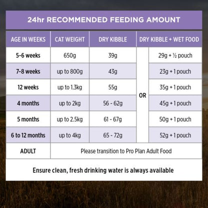 Purina Pro Plan Kitten Dry Food Chicken