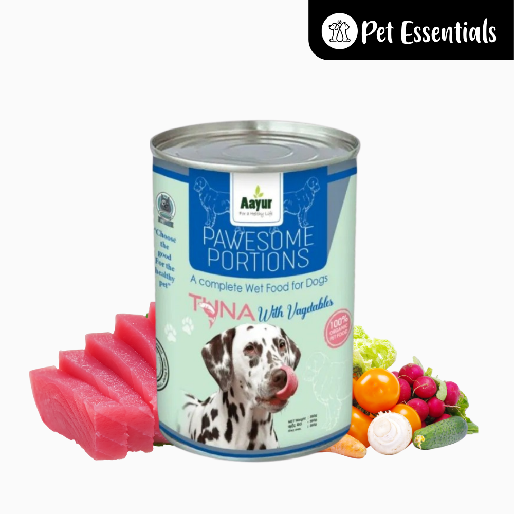 Aayur Pawesome Portions Wet Canned For Dogs 380g