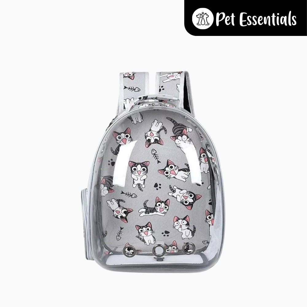 Pet Backpack with Printed Design (B32)