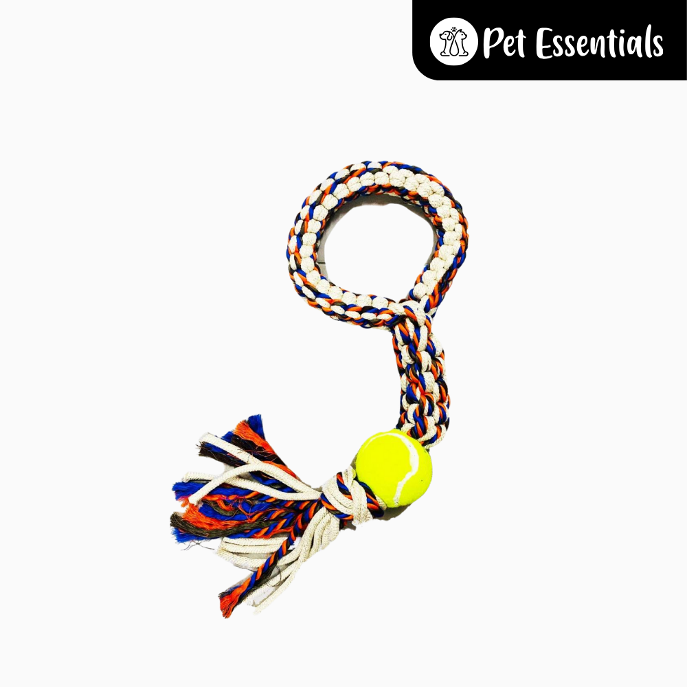 Stretchable Rope Toy With Ball