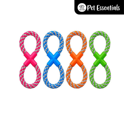 8 Shaped Cotton Rope Toy For Dogs
