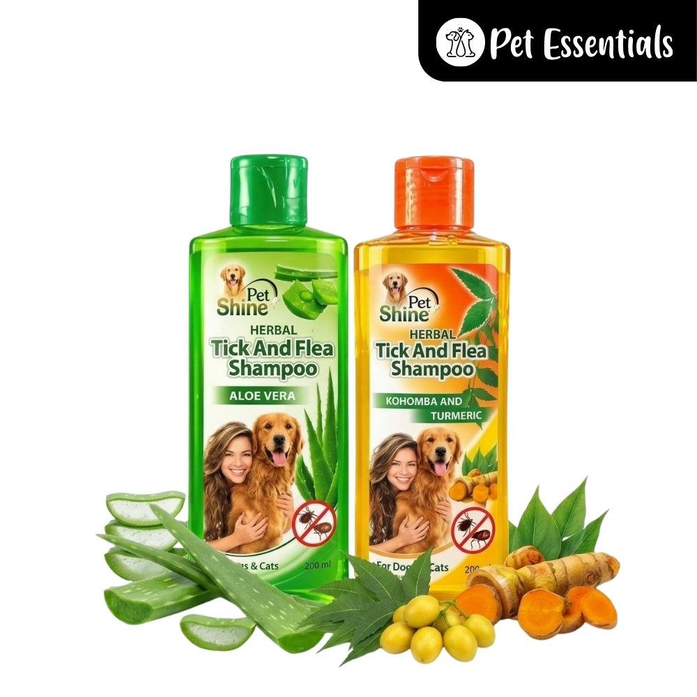 PetShine Herbal Tick And Flea Shampoo 200ml