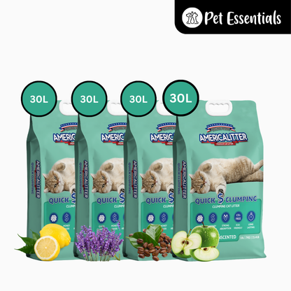 America Cat Litter Quick Clumping (20kg) 30L